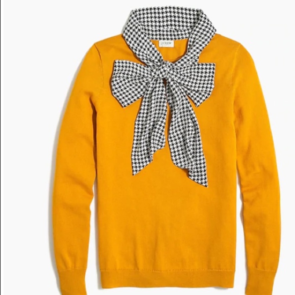 J.Crew Scarf Pullover Sweater